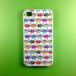 Iphone 4 Case - Elephants Iphone 4s Case, Iphone Case, Iphone 4 Cover