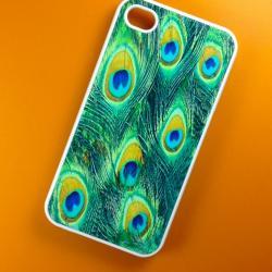 Iphone 4 Case - Peacock Feathers Iphone 4s Case, Iphone Case, Iphone 4 Cover