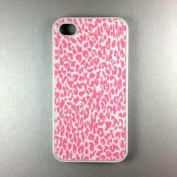 Iphone 4 Case - Pink Leopard Iphone 4s Case, Iphone Case, Iphone 4 Cover
