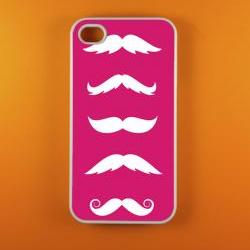 Mustache Iphone 4 Case, Iphone 4s Case, Iphone Case, Iphone 4 Cover
