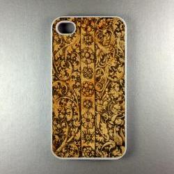 Iphone 4 Case - Carved Wood Iphone 4s Case, Iphone Case, Iphone 4 Cover