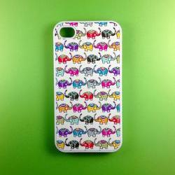 Iphone 4 Case - Elephants Iphone 4s Case, Iphone Case, Iphone 4 Cover